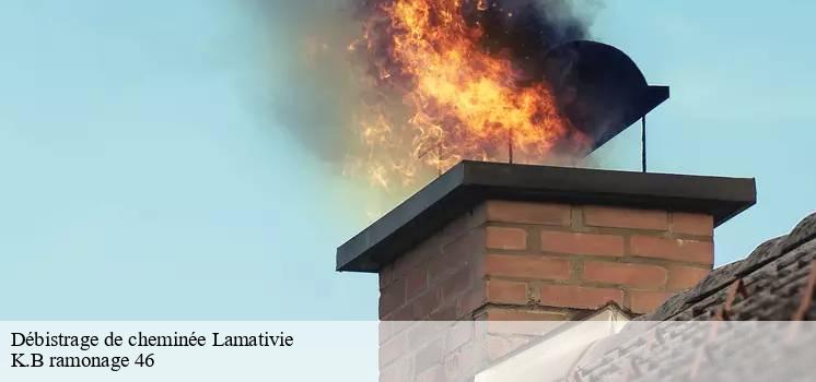  Débistrage de cheminée à Lamativie, adressez-vous à K.B ramonage 46