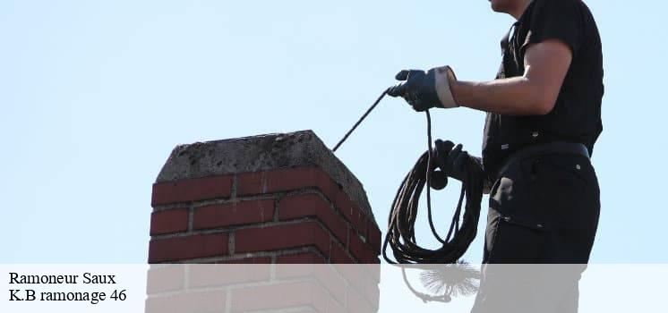 L’entreprise de ramonage K.B ramonage 46 à votre disposition pour le nettoyage du conduit de votre cheminée à Saux