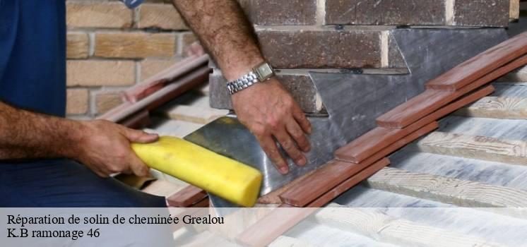  Pour une réparation de solin de cheminée, adressez-vous au couvreur K.B ramonage 46 