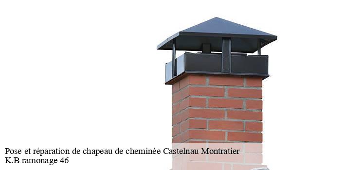 Pose ou réparation de chapeau de cheminée à Castelnau Montratier : K.B ramonage 46 est à votre service 